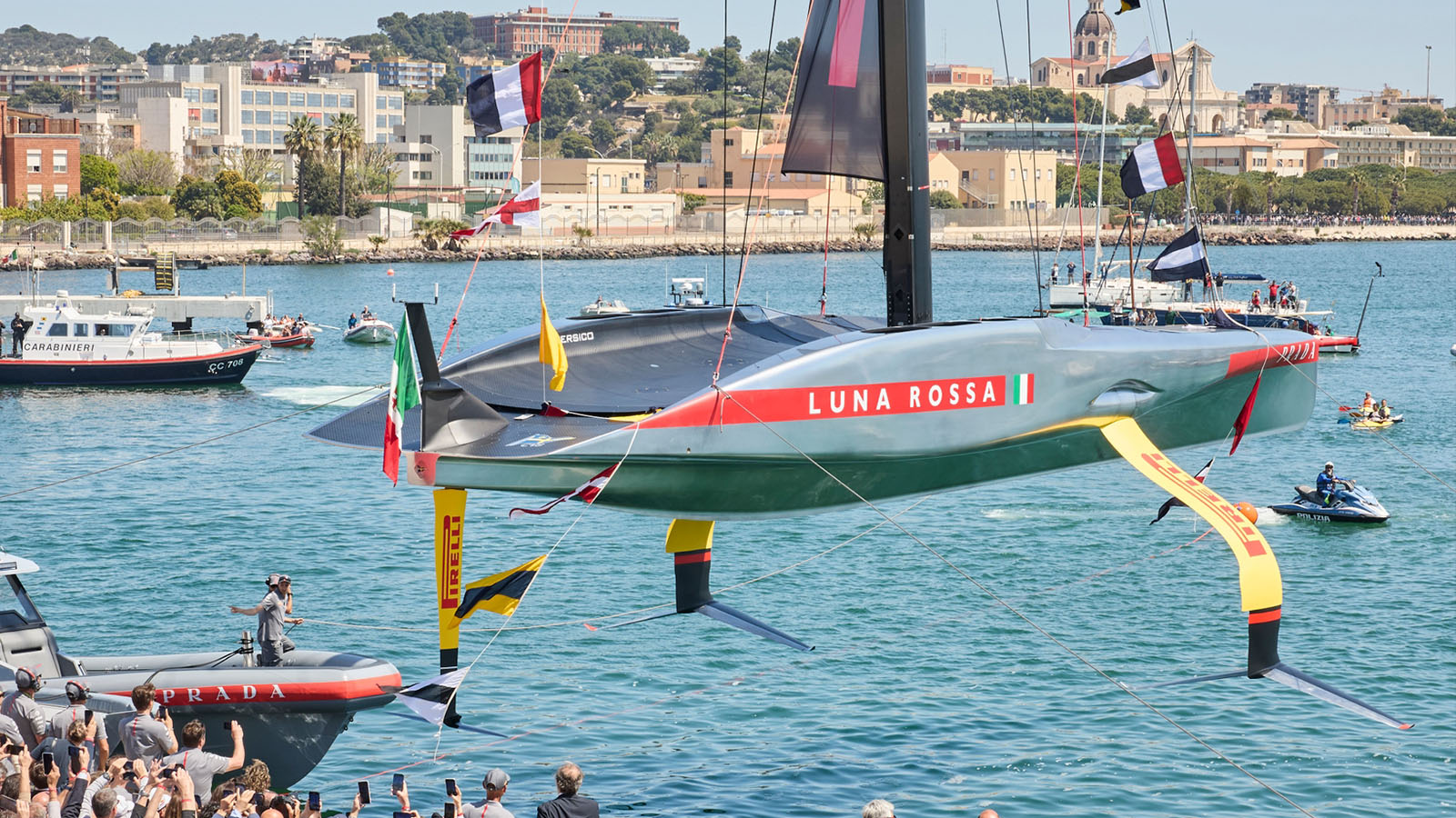 Luna Rossa team at ameriac's Cup