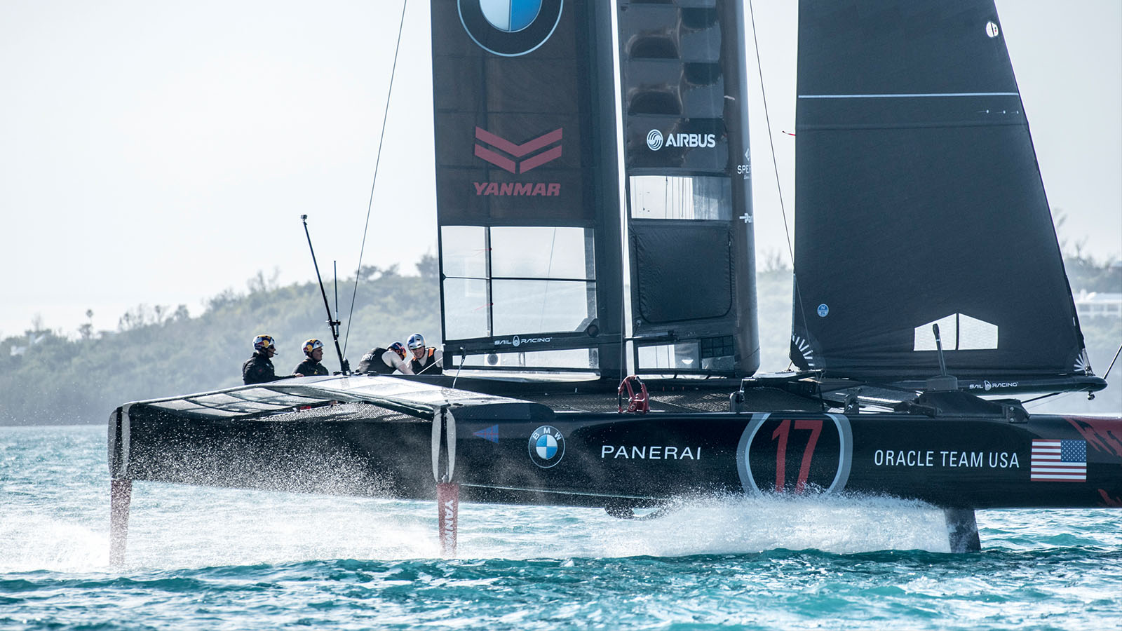 Panerai sponsor of the Oracle Team USA and Softbank Team Japan