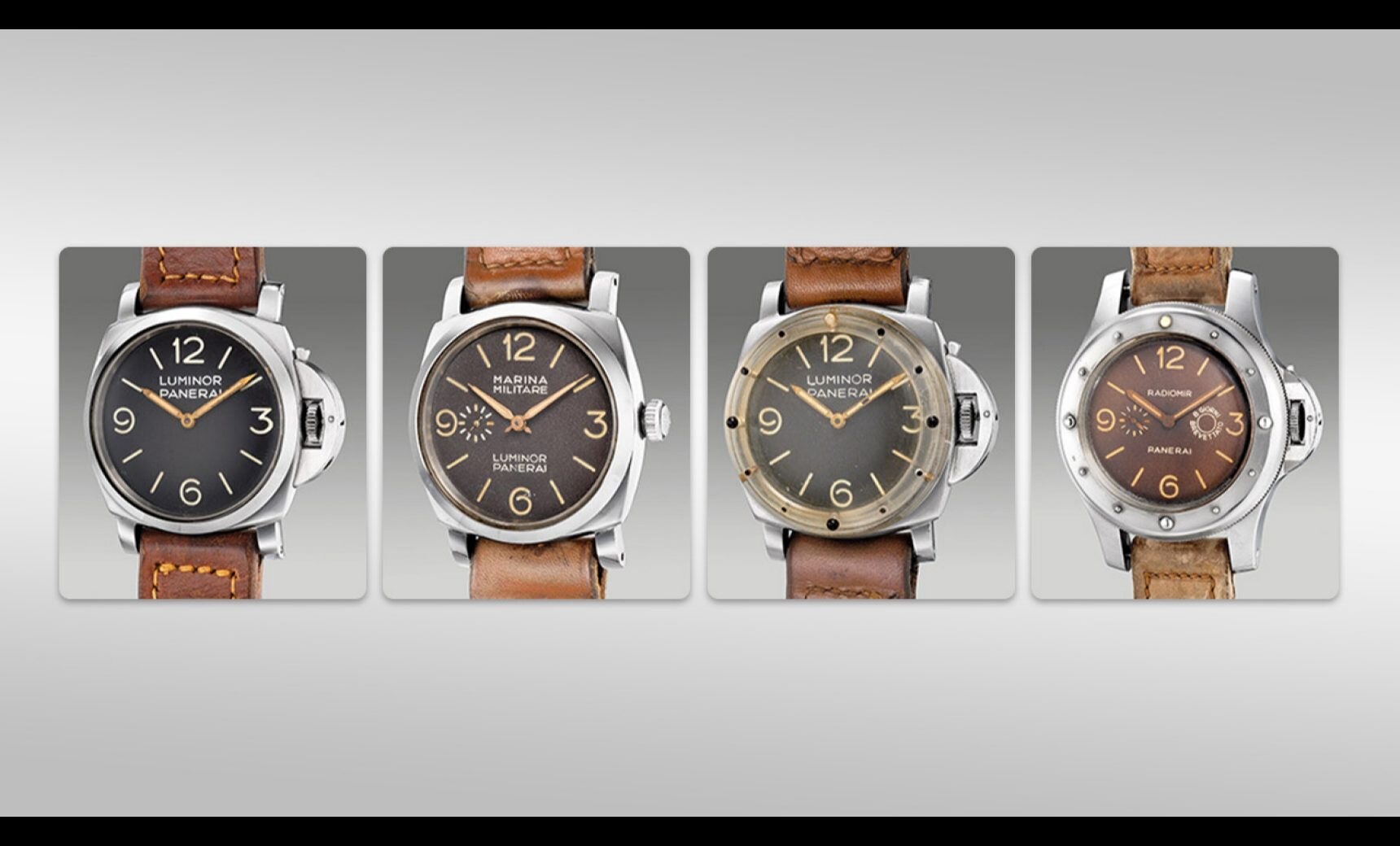 FOUR IMPORTANT VINTAGE PANERAI WATCHES SOLD BY PHILLIPS FOR THE HONG KONG WATCH AUCTION: XI