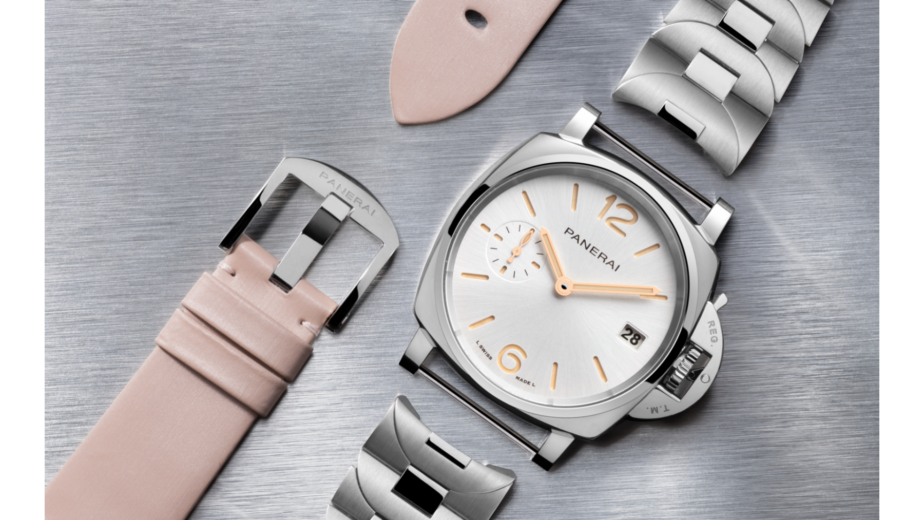 Metal bracelet Panerai quick release