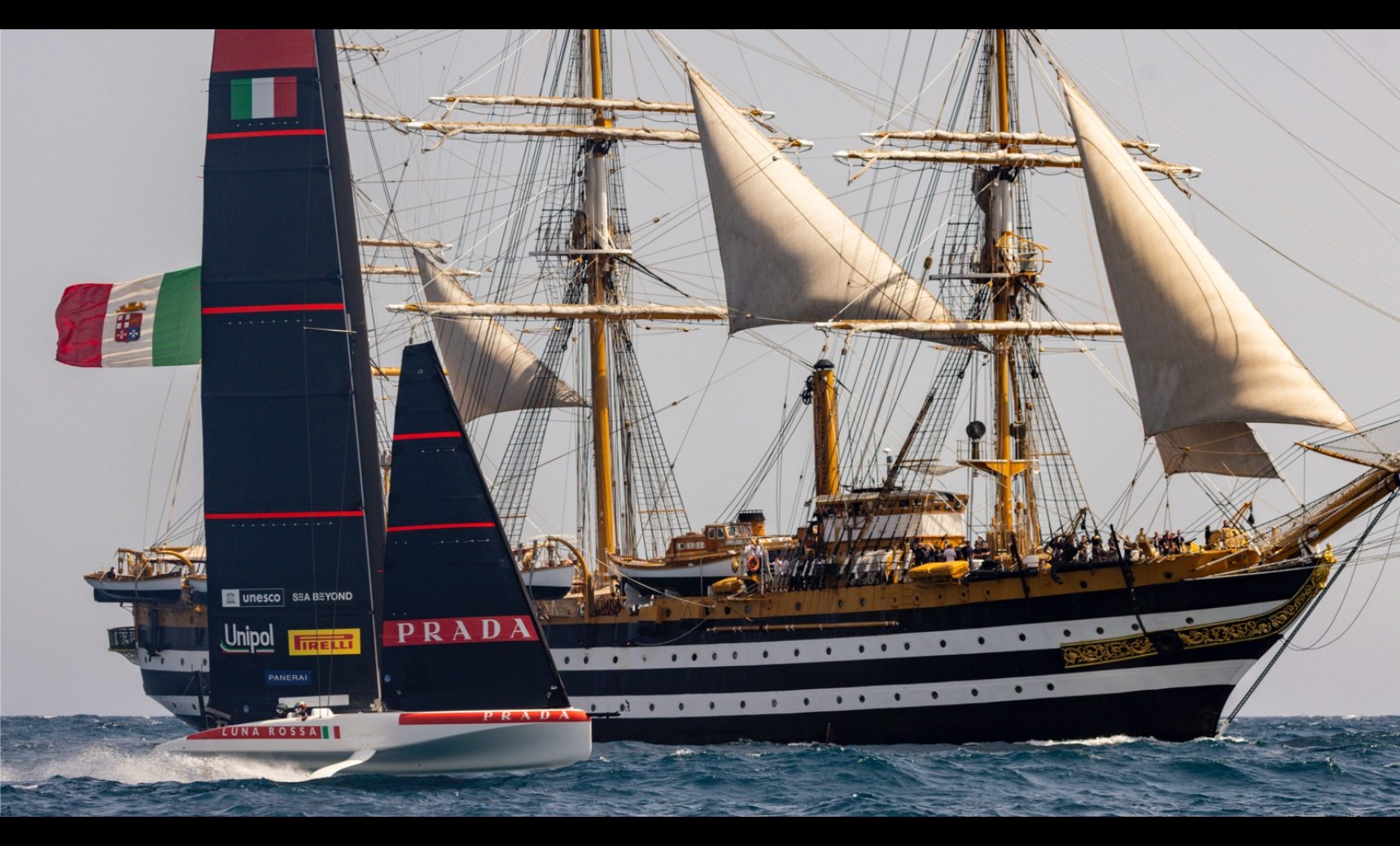 Luna Rossa and Amerigo Vespucci: Two Souls of Panerai Unite on the Open Sea