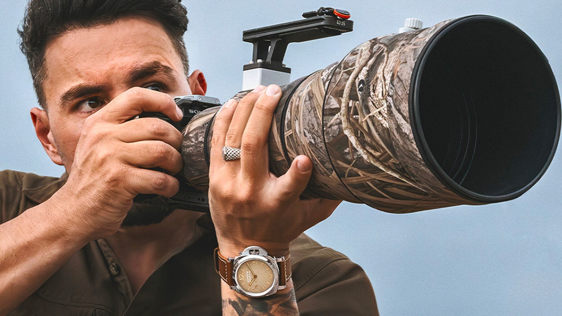 Marlon du Toit with a camera