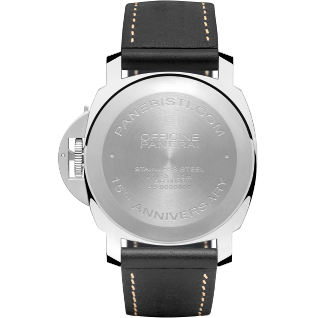 PANERAI Luminor Base Logo Acciaio  Back view