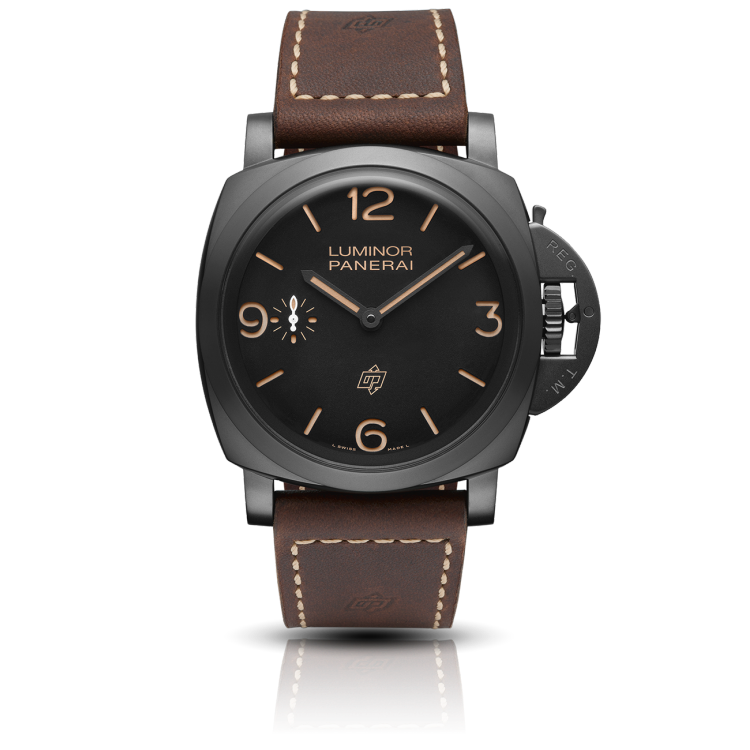 PANERAI Luminor 1950 3 Days Titanio DLC三日动力储存钛金属腕表