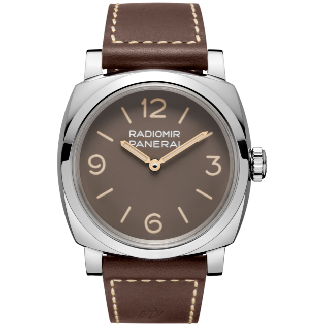 PANERAI Radiomir 1940 3 Days Acciaio - 47毫米三日动力储存精钢腕表 PAM00662 Front view