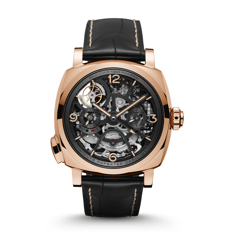 PANERAI Radiomir镭得米尔 Minute Repeater Tourbillon GMT腕表 