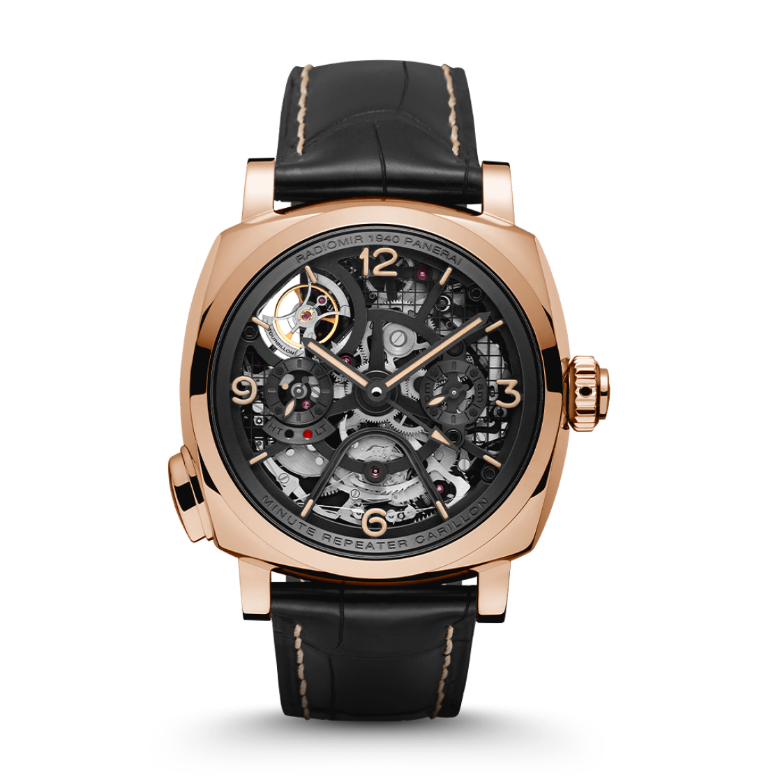 PANERAI Radiomir镭得米尔 Minute Repeater Tourbillon GMT腕表