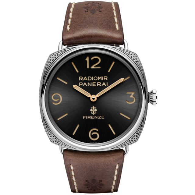 PANERAI Radiomir镭得米尔 Firenze 3 Days Acciaio腕表 - 47毫米  Front view
