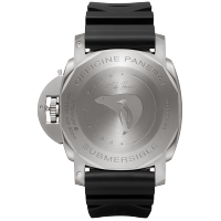 PANERAI Luminor Submersible 1950 3 Days GMT Automatic Titanio - 47毫米专业潜水3日动力储存两地时间自动钛金属腕表