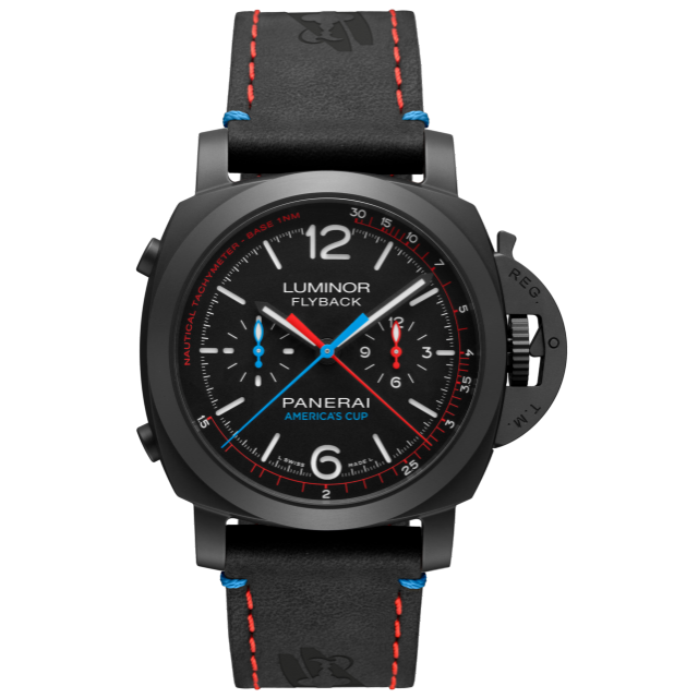 PANERAI Luminor 1950 ORACLE TEAM USA 3 Days Chrono Flyback Automatic Ceramica PAM00725 Front view