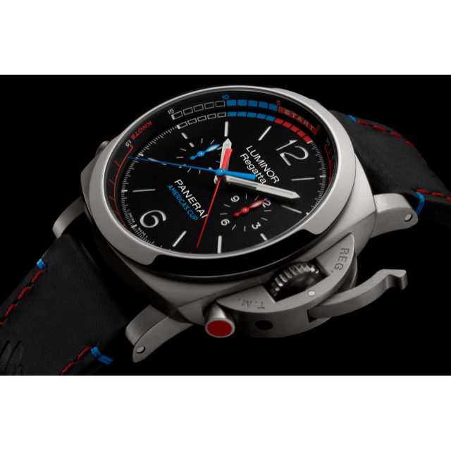PANERAI Luminor 1950 Regatta ORACLE TEAM USA 3 Days Chrono Flyback Automatic Titanio – 47毫米帆船赛3日动力储存飞返计时钛金属自动腕表 PAM00726 Detail 1