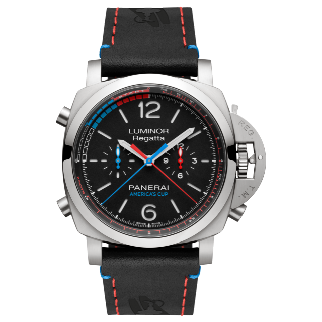 PANERAI Luminor 1950 Regatta ORACLE TEAM USA 3 Days Chrono Flyback Automatic Titanio – 47毫米帆船赛3日动力储存飞返计时钛金属自动腕表 PAM00726 Front view