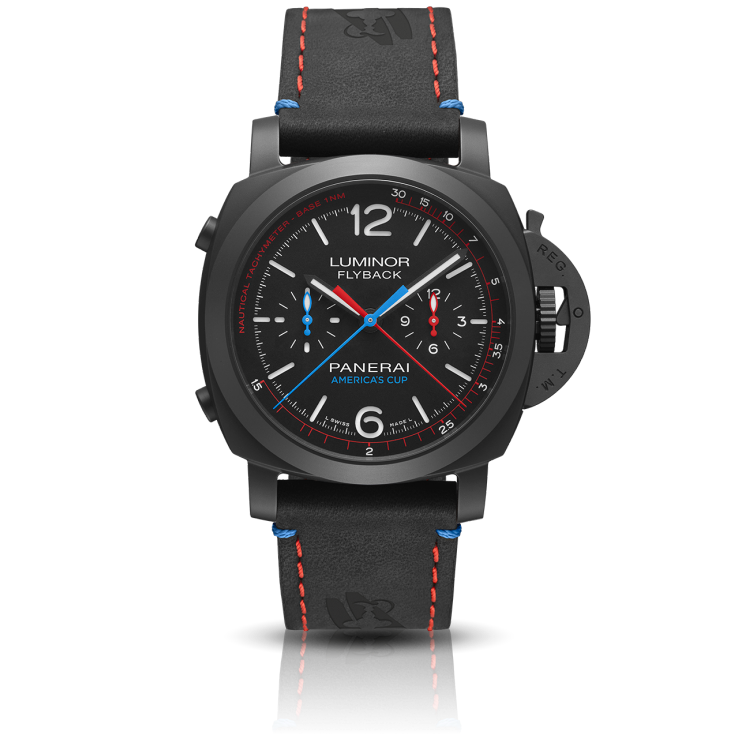 PANERAI Luminor 1950 ORACLE TEAM USA 3 Days Chrono Flyback Automatic Ceramica3日动力储存飞返计时陶瓷自动腕表 PAM00725