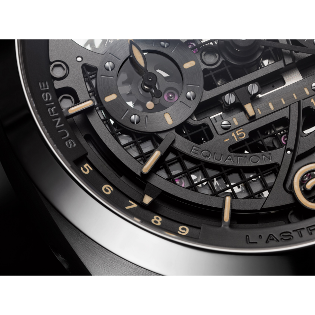 PANERAI Luminor Tourbillon Moon Phases Equation of Time GMT – L’Astronomo  Detail 1