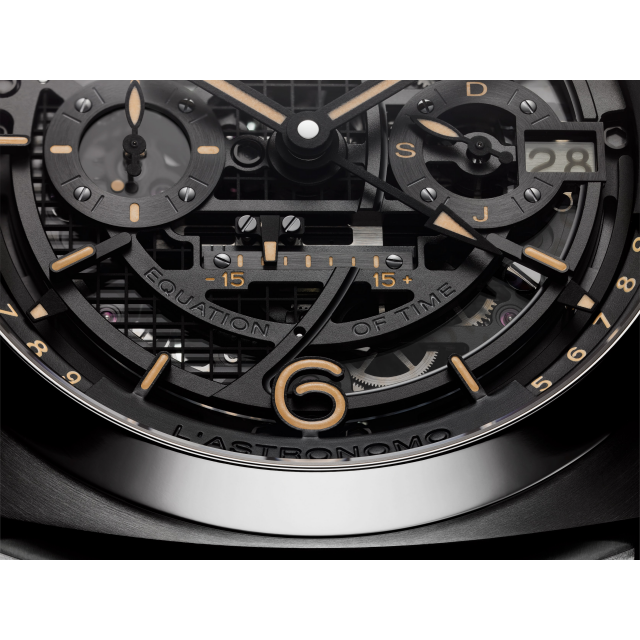 PANERAI  Luminor Tourbillon Moon Phases Equation of Time GMT – L’Astronomo   Detail 3