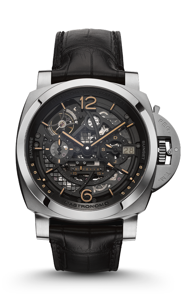 PNPAM00920 - Luminor Tourbillon Moon Phases Equation of Time GMT – 50mm L’Astronomo