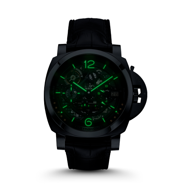 PANERAI Luminor Tourbillon Moon Phases Equation of Time GMT - L’Astronomo