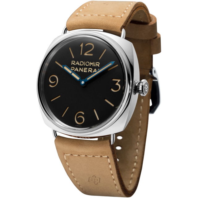 PANERAI Radiomir镭得米尔 3 Days Acciaio腕表 - 47毫米  Front view