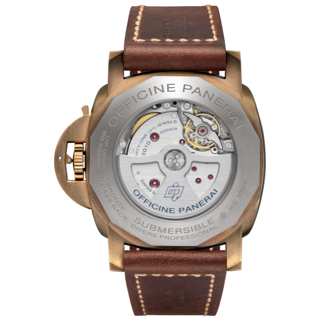 PANERAI Submersible Bronzo 专业潜水青铜腕表 PAM00968 Back view