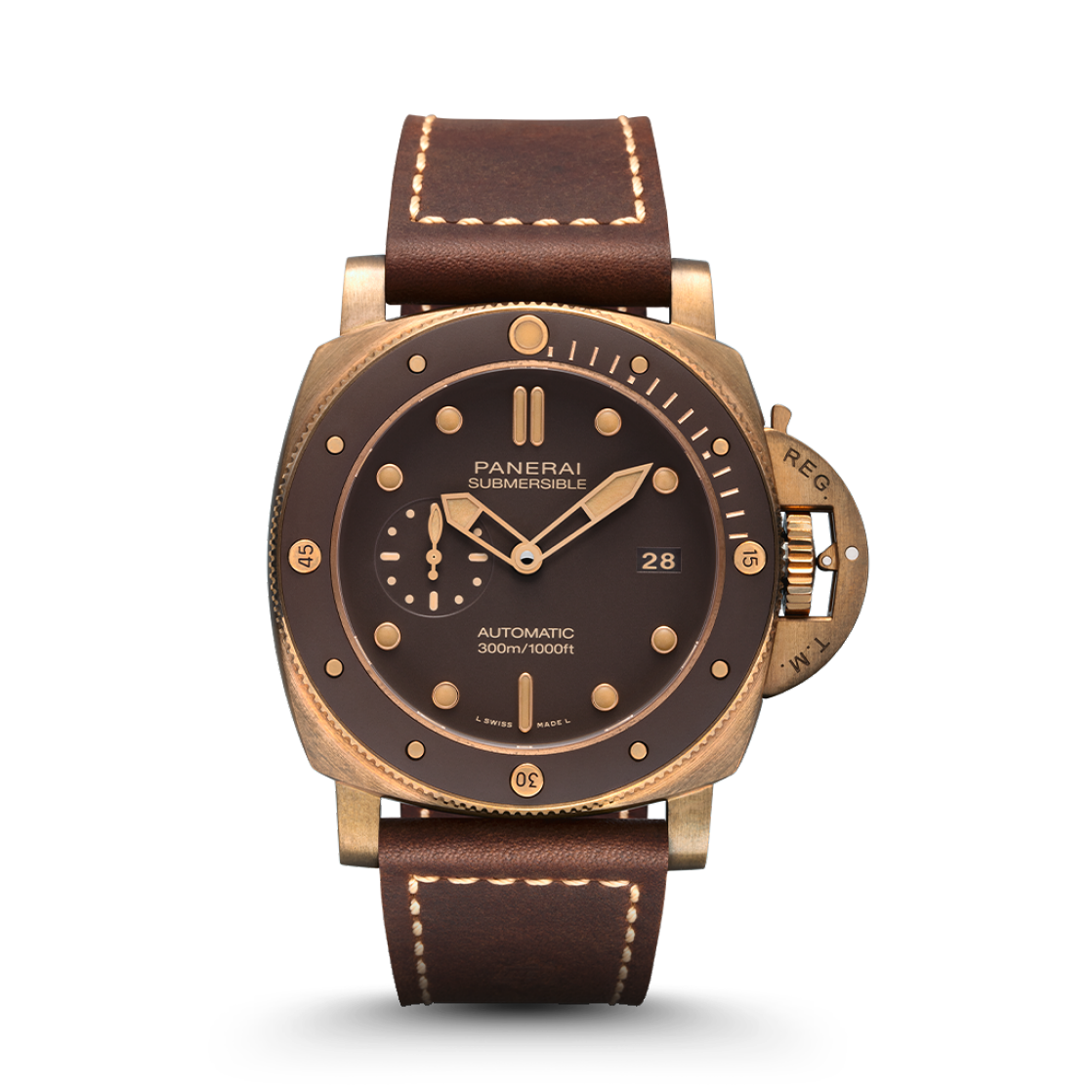 PANERAI Submersible Bronzo 专业潜水青铜腕表 PAM00968