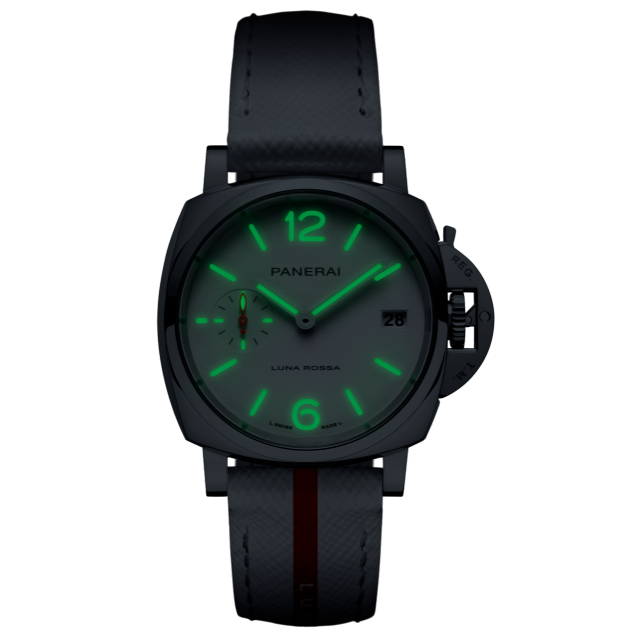 PANERAI Luminor Due庐米诺杜尔Luna Rossa腕表 PAM01378 Night view
