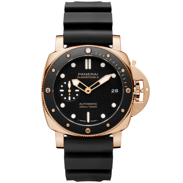 PANERAI Submersible潜行系列Goldtech™腕表 PAM02164 Front view