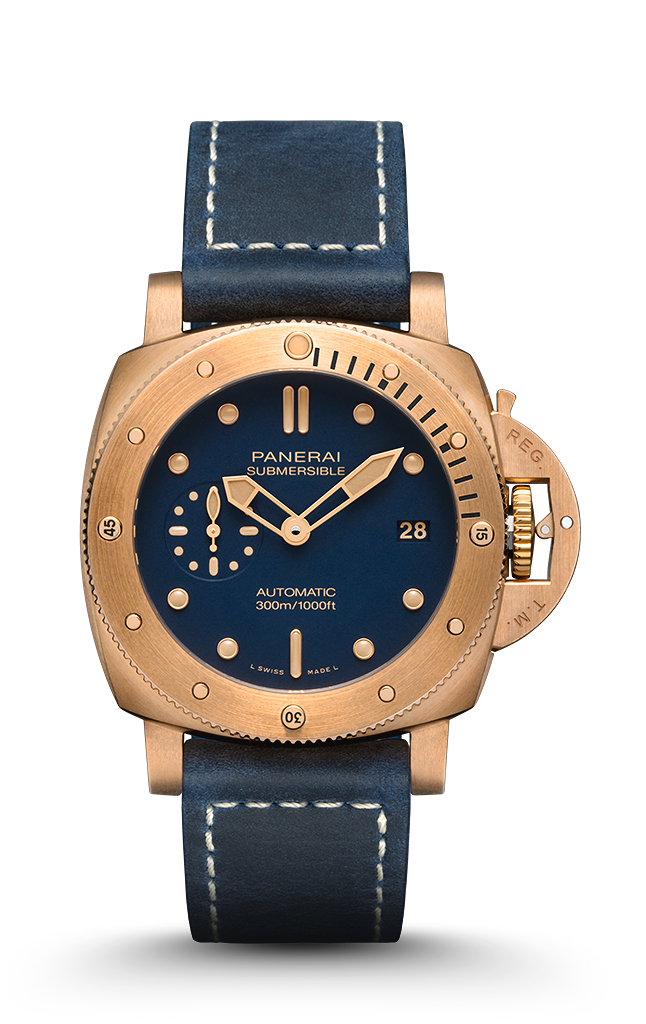PNPAM01074 - Submersible潜行系列Bronzo Blu Abisso腕表