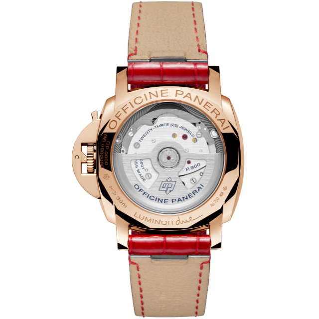 PANERAI Luminor Due庐米诺杜尔 Goldtech™ Madreperla腕表 PAM01280 Back view