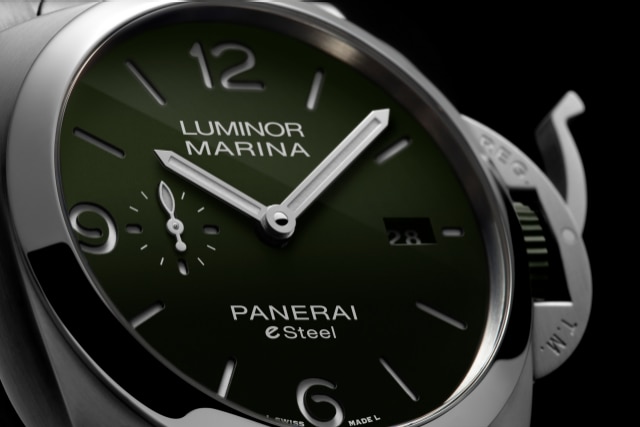 PANERAI Luminor庐米诺Marina  Verde Smeraldo腕表 PAM01356 Detail 