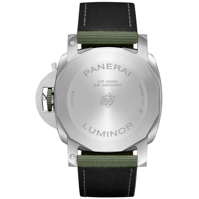 PANERAI Luminor庐米诺Marina  Verde Smeraldo腕表 PAM01356 Back view