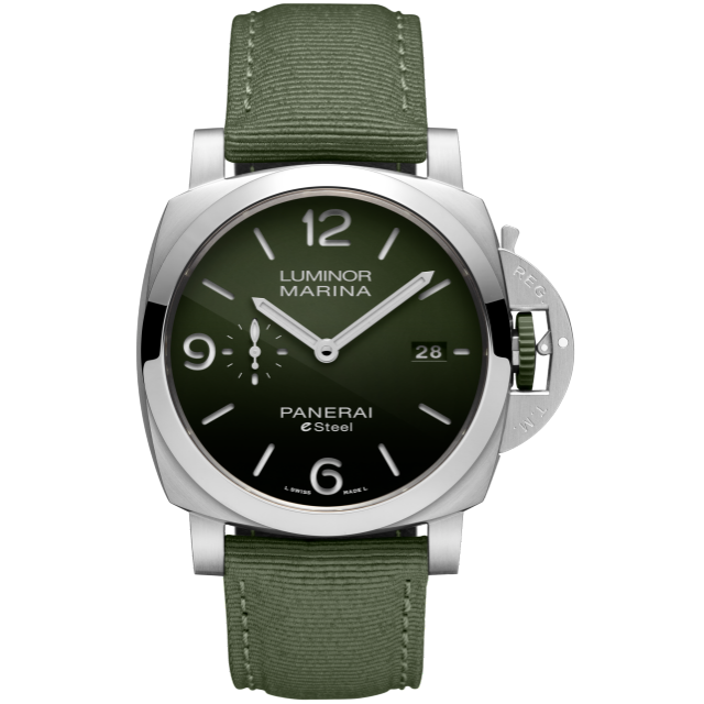 PANERAI Luminor庐米诺Marina  Verde Smeraldo腕表 PAM01356 Front view