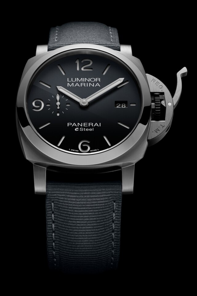 PANERAI Luminor庐米诺Marina  Grigio Roccia腕表 PAM01358 Detail 