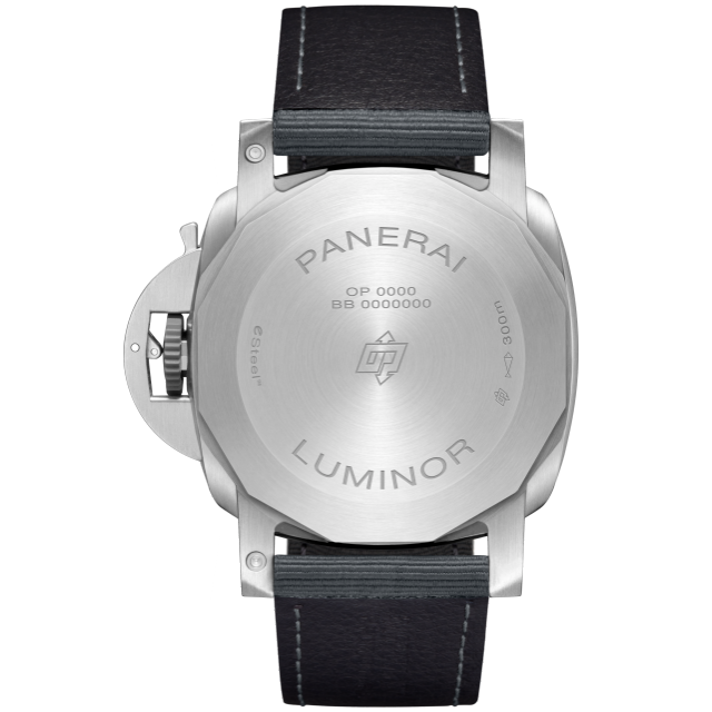 PANERAI Luminor庐米诺Marina  Grigio Roccia腕表 PAM01358 Back view