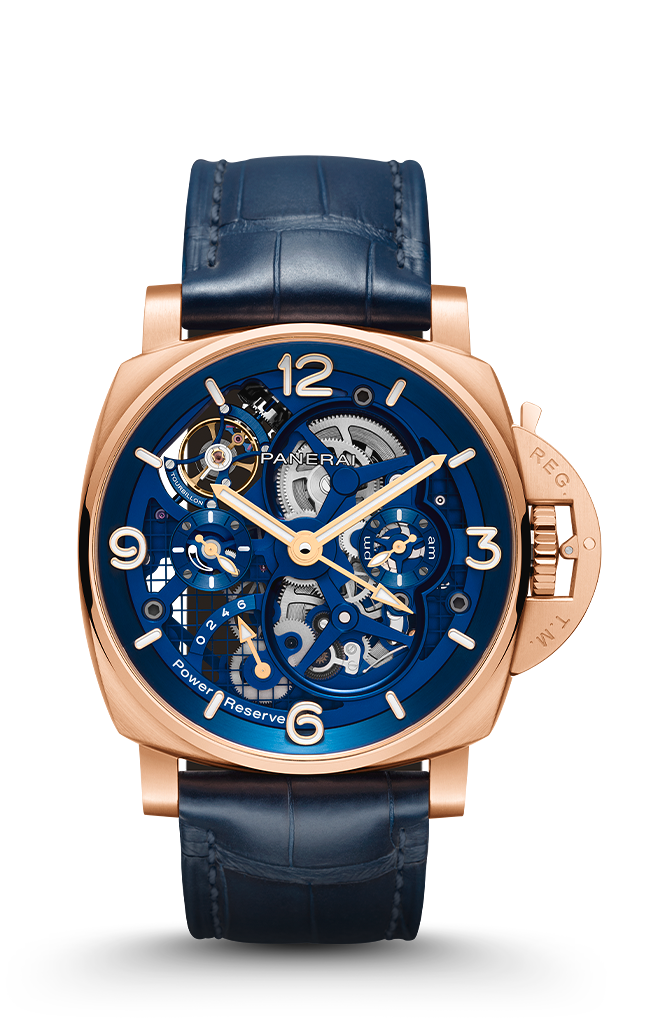 PNPAM01060 - Luminor庐米诺 Tourbillon GMT Goldtech™腕表 - 47毫米