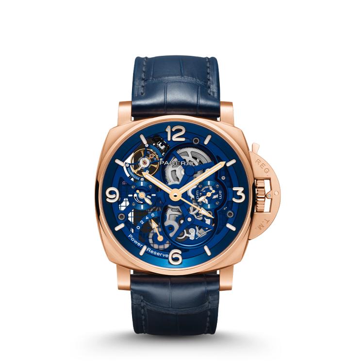 PANERAI Luminor庐米诺 Tourbillon GMT Goldtech™腕表 PAM01060