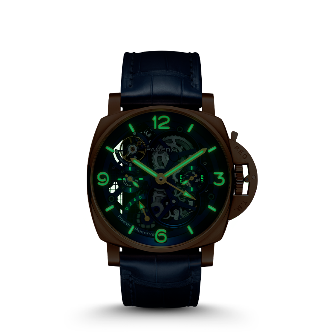 PANERAI Luminor庐米诺 Tourbillon GMT Goldtech™腕表 PNPAM01060