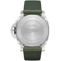 PANERAI Submersible潜行系列QuarantaQuattro Verde Smeraldo腕表 PAM01287 Back view