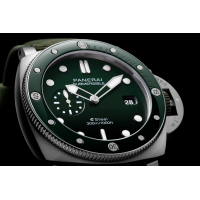 PANERAI Submersible潜行系列QuarantaQuattro Verde Smeraldo腕表 PAM01287 Detail 1