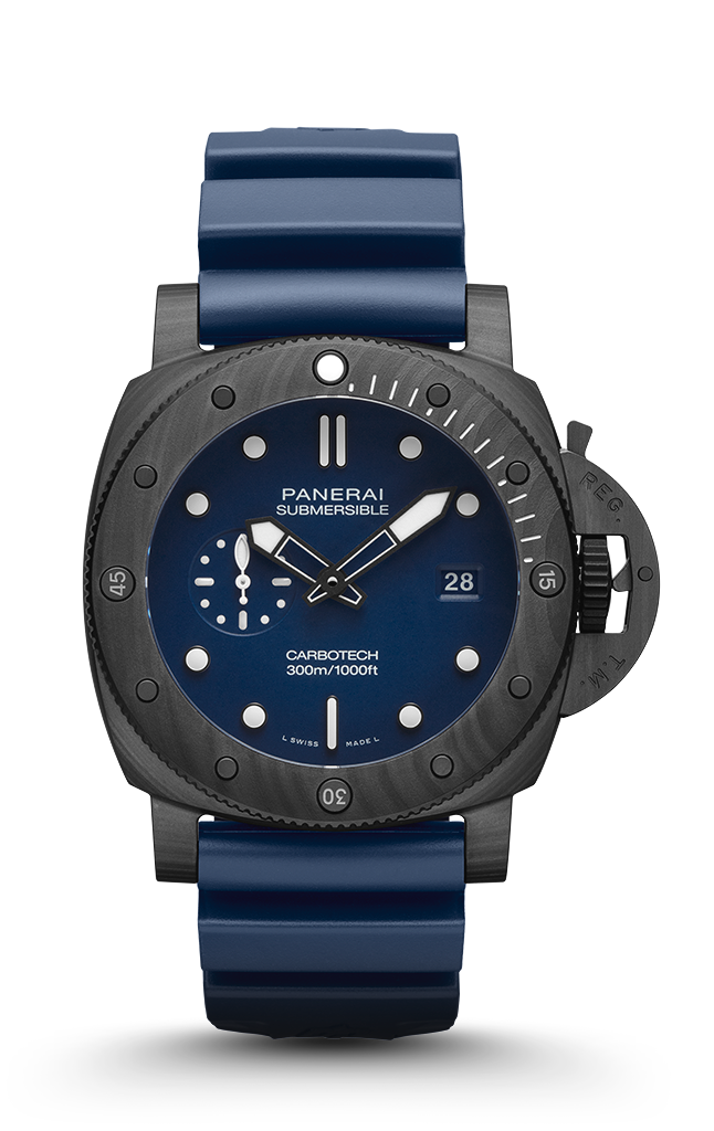 PNPAM01232 - Submersible潜行系列QuarantaQuattro Carbotech™ Blu Abisso腕表