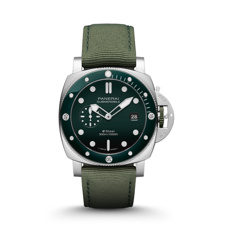 PANERAI Submersible潜行系列QuarantaQuattro Verde Smeraldo腕表 PAM01287