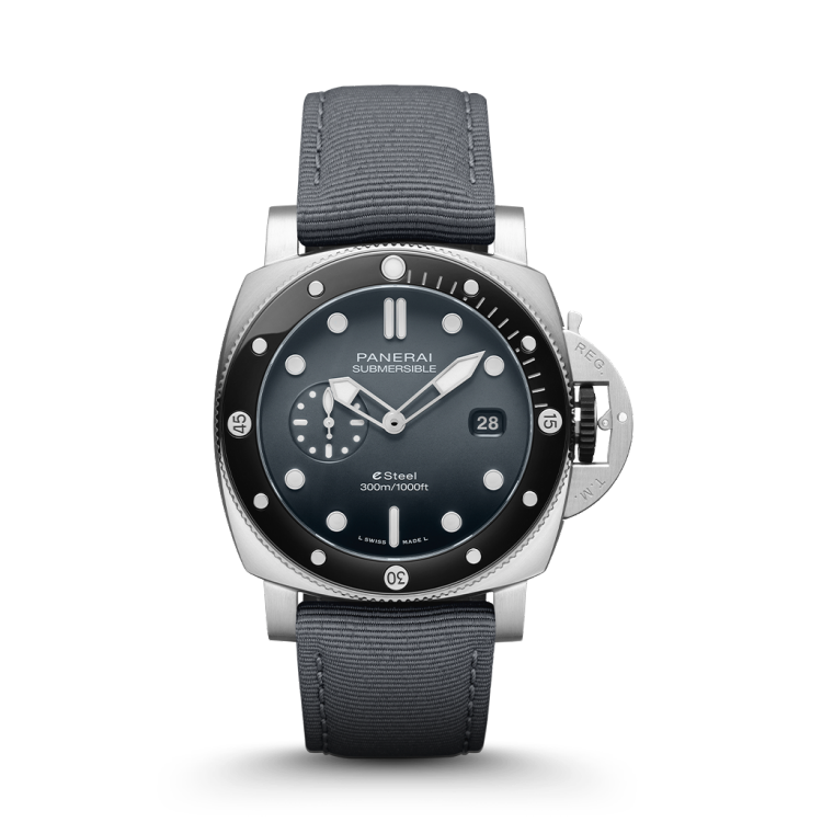 PANERAI Submersible潜行系列QuarantaQuattro eSteel™ Grigio Roccia腕表 PAM01288