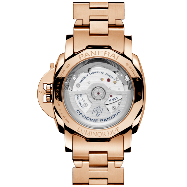 PANERAI Luminor Due庐米诺杜尔TuttoOro腕表 PAM01326 Back view