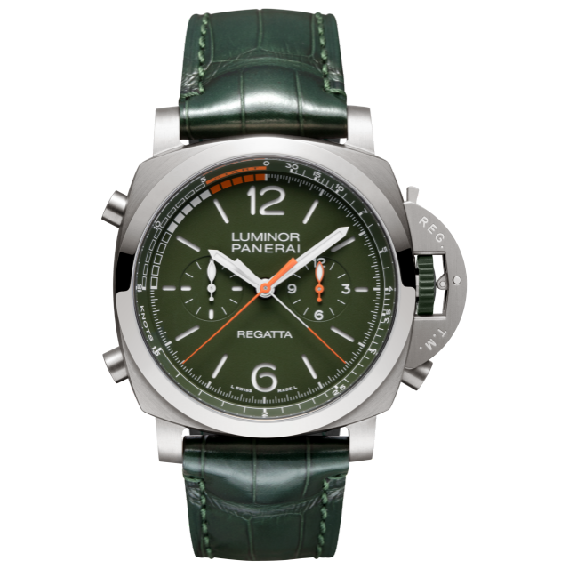 PANERAI Luminor庐米诺Regatta Chrono Flyback腕表 PAM01299 Front view