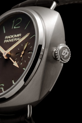 PANERAI Radiomir Tourbillon GMT Titanio PAM00315 Detail 