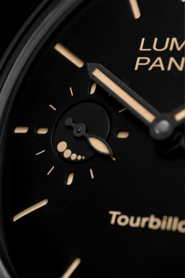PANERAI Luminor 1950 Tourbillon GMT Automatic Ceramica PAM00396 Detail 