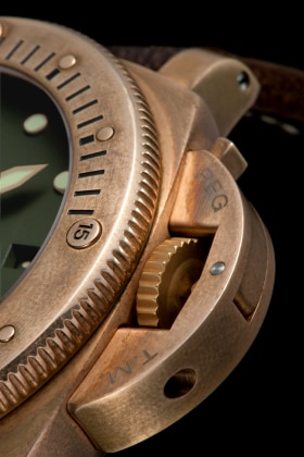 PANERAI Luminor Submersible 1950 3 Days Automatic Bronzo  Detail 