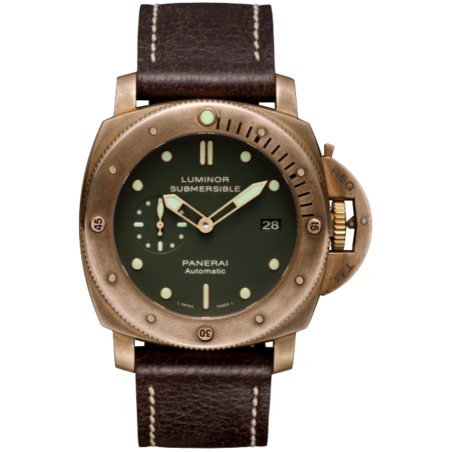 PANERAI Luminor Submersible 1950 3 Days Automatic Bronzo  Front view