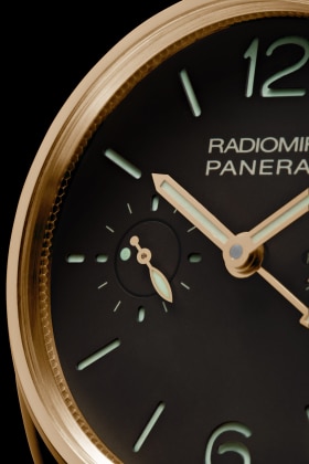 PANERAI Radiomir Tourbillon GMT Oro Rosa  Detail 