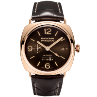 PANERAI Radiomir 8 Days GMT Oro Rosso - 45mm PAM00395 Front view
