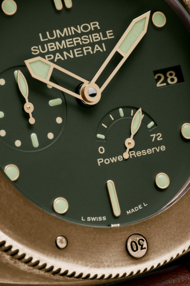 PANERAI Luminor Submersible 1950 3 Days Power Reserve Automatic Bronzo Front 4